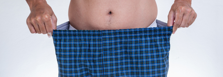 man opening boxer briefs