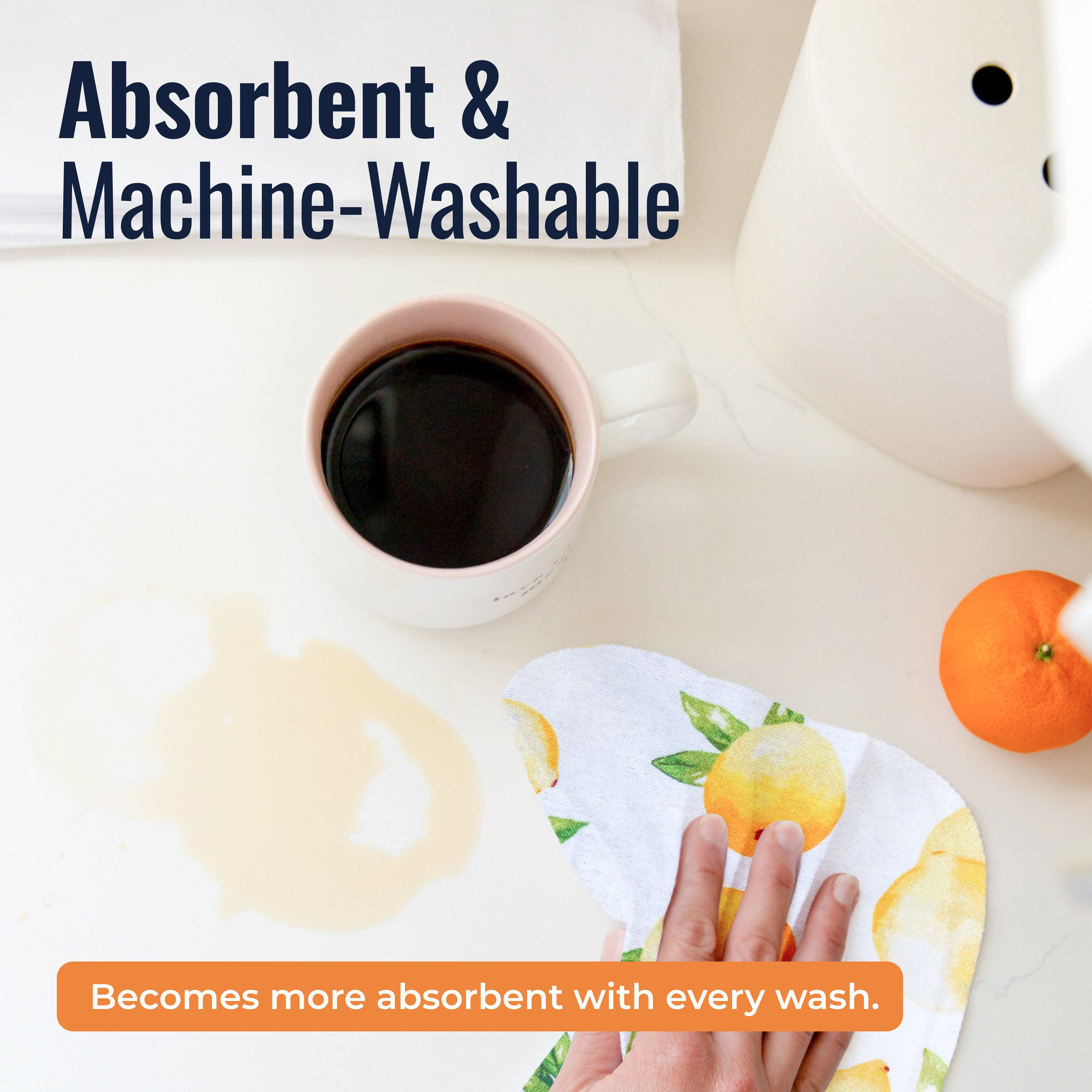 Reusable Paper Towels - 100% Organic Cotton