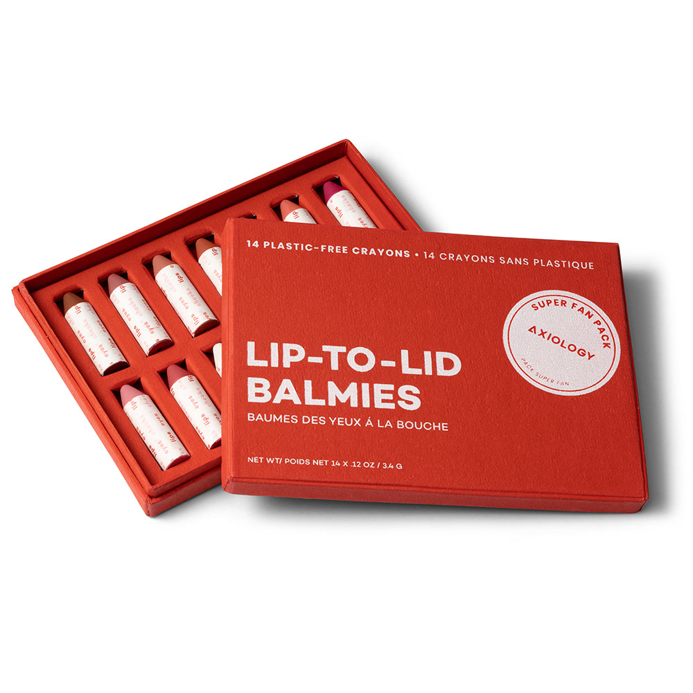 Balmie Super Fan Pack | Plastic-Free, Multi-Use Color for Eyes, Lips & Cheeks