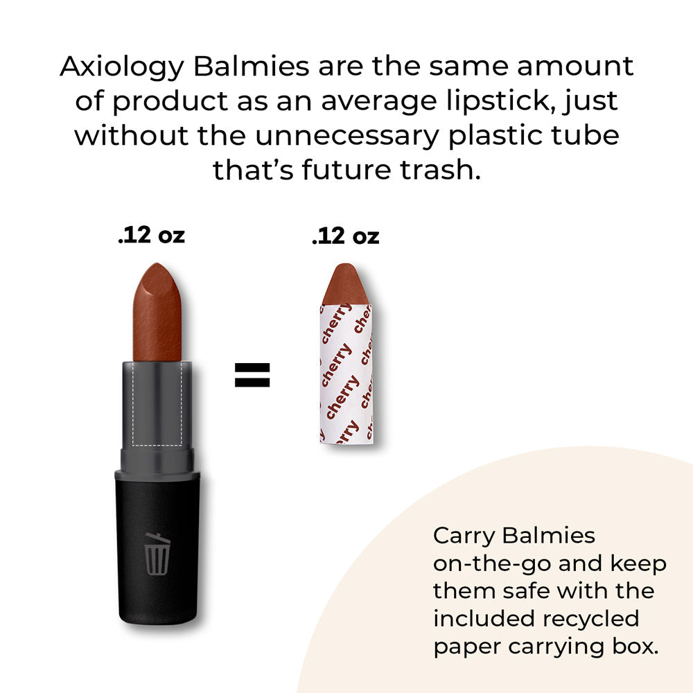 Balmie Vegan 3-in-1 Balmie Trio - Multi-Use, Plastic-Free, Matte Finish