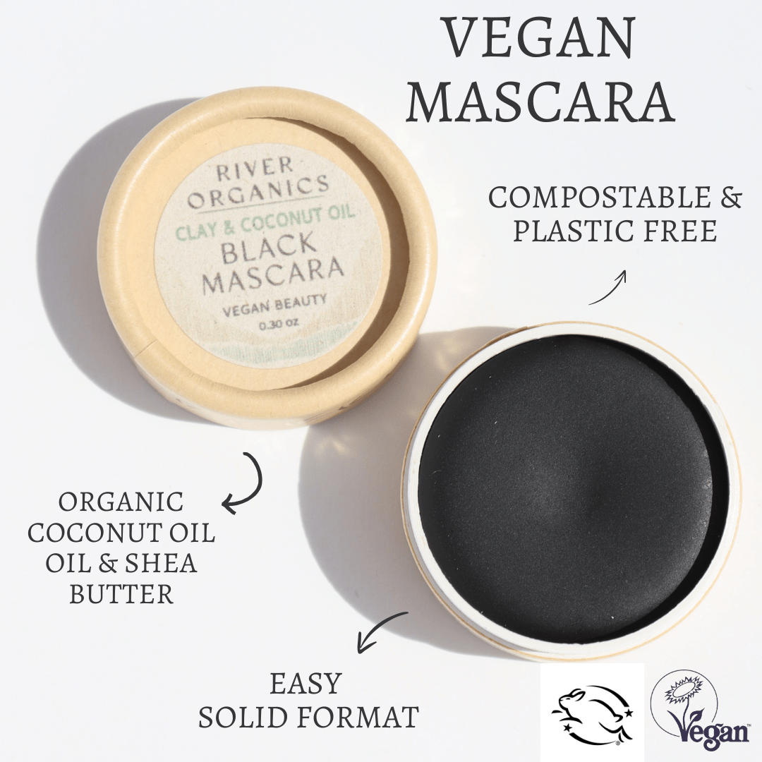 Organic Solid Mascara - Black | Nourish, Define & Volumize