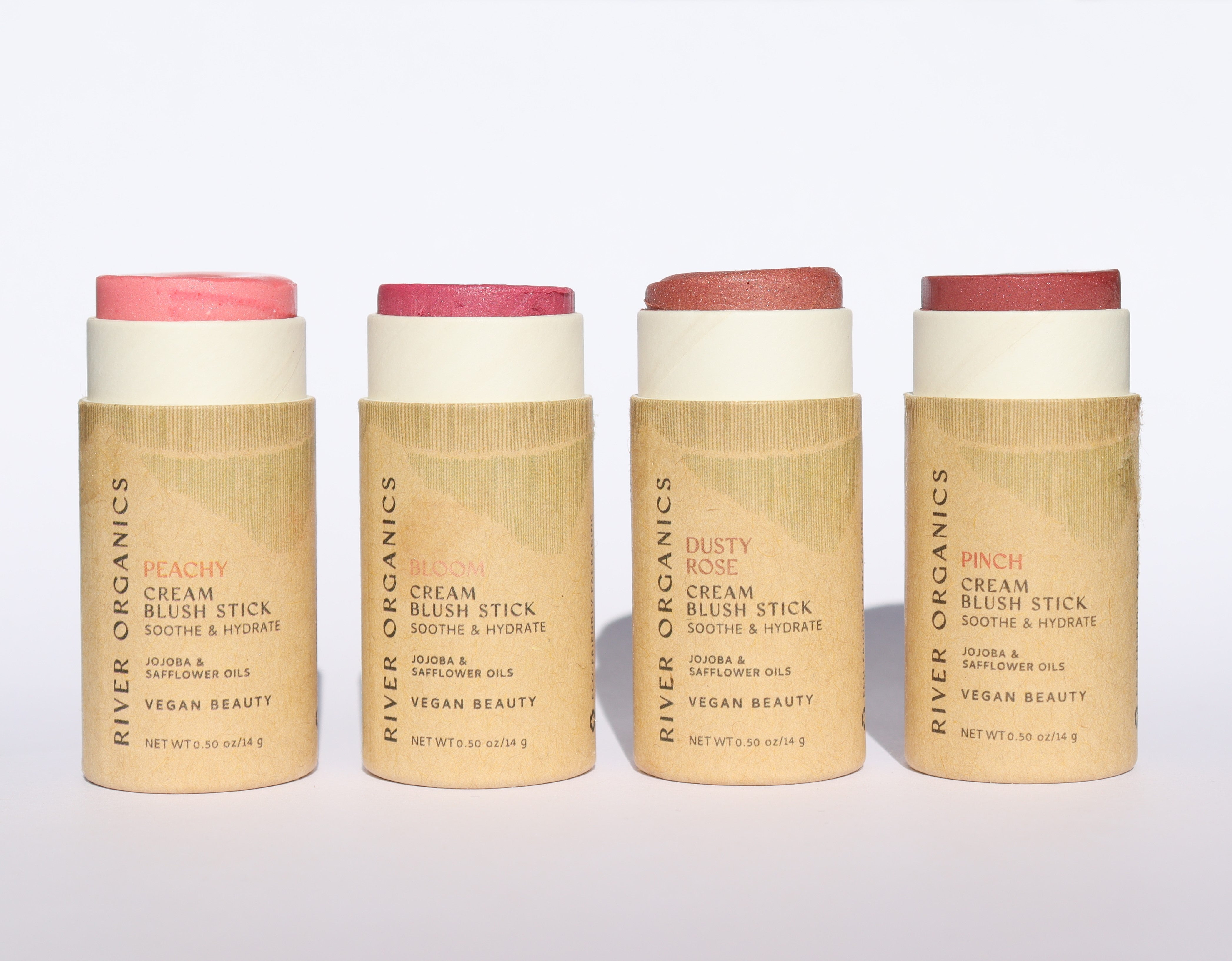 Organic Cream Blush Set of 2 | Multi-Use Color Sticks