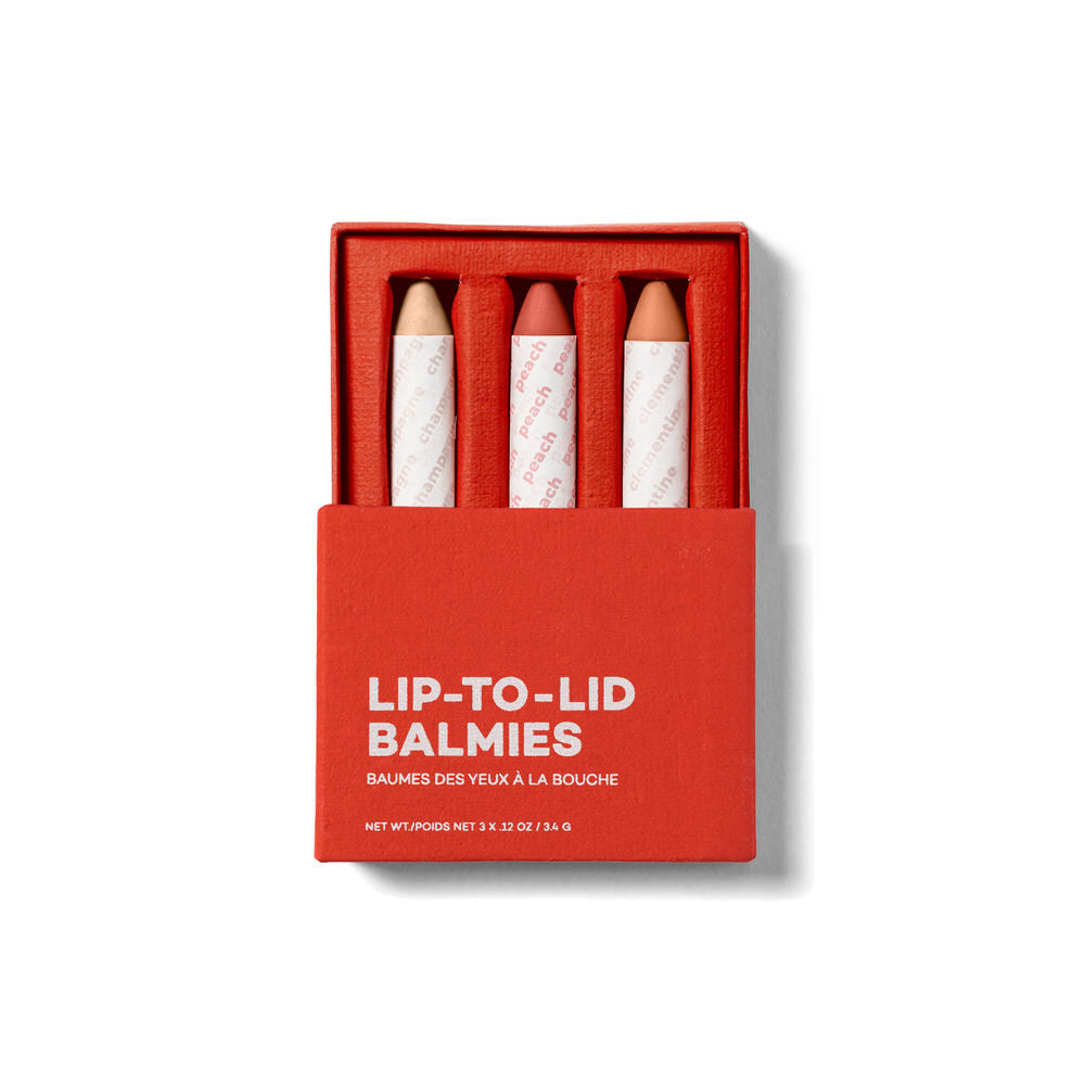 Balmie Vegan 3-in-1 Balmie Trio - Multi-Use, Plastic-Free, Matte Finish