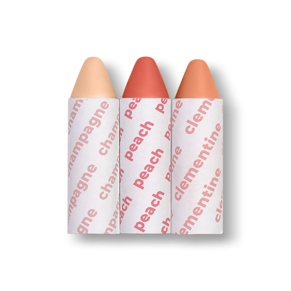 Balmie Vegan 3-in-1 Balmie Trio - Multi-Use, Plastic-Free, Matte Finish