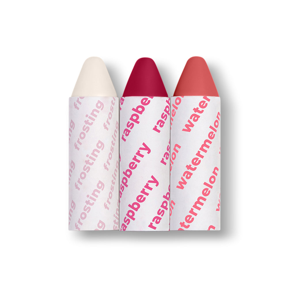 Balmie Vegan 3-in-1 Balmie Trio - Multi-Use, Plastic-Free, Matte Finish