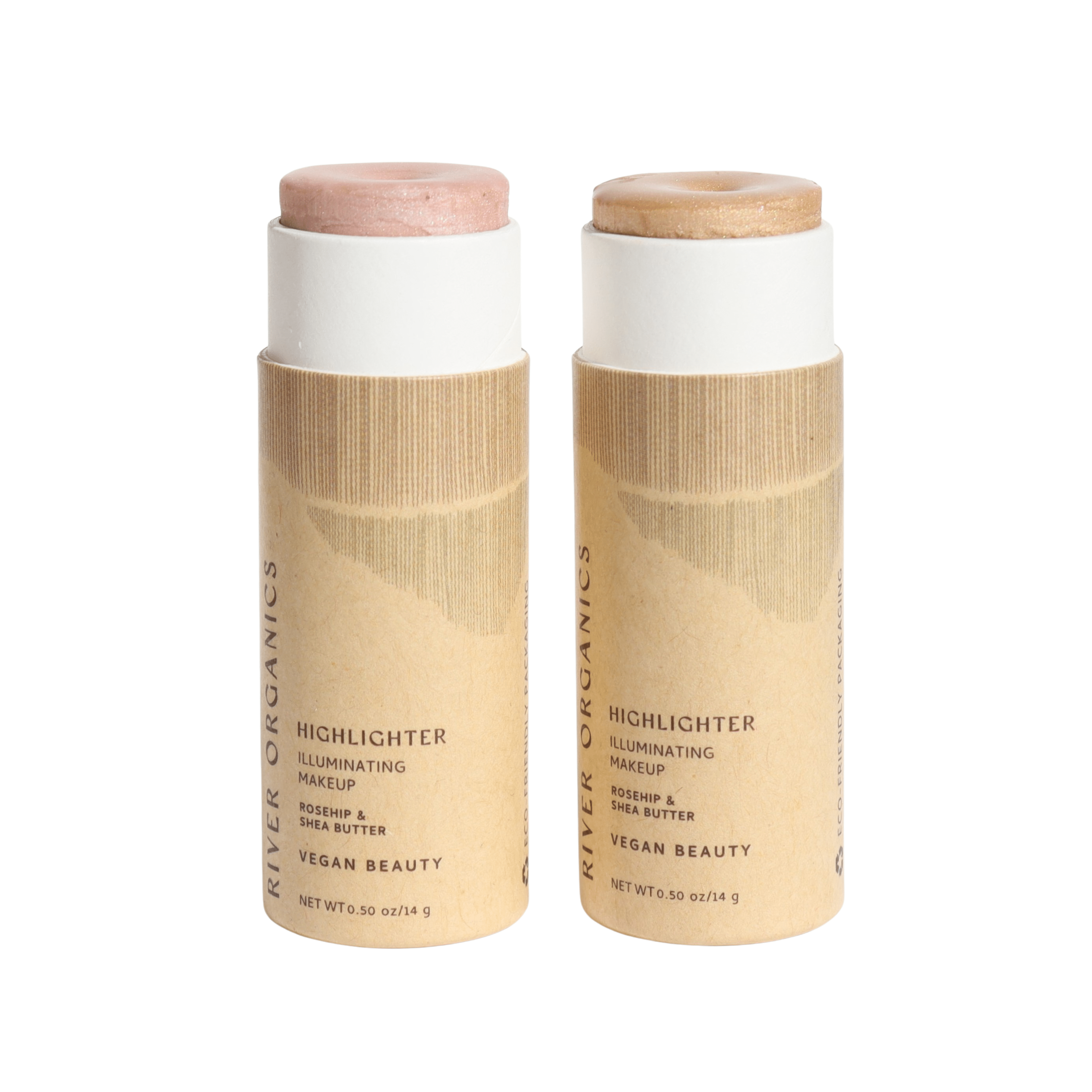 Organic Highlighter and Bronzer Set of 2 or 3 – Natural, Radiant Glow