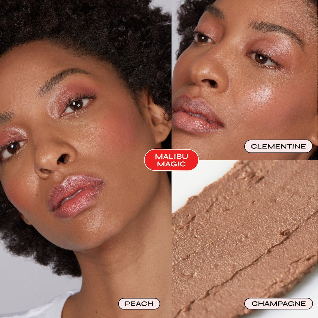 Balmie Vegan 3-in-1 Balmie Trio - Multi-Use, Plastic-Free, Matte Finish