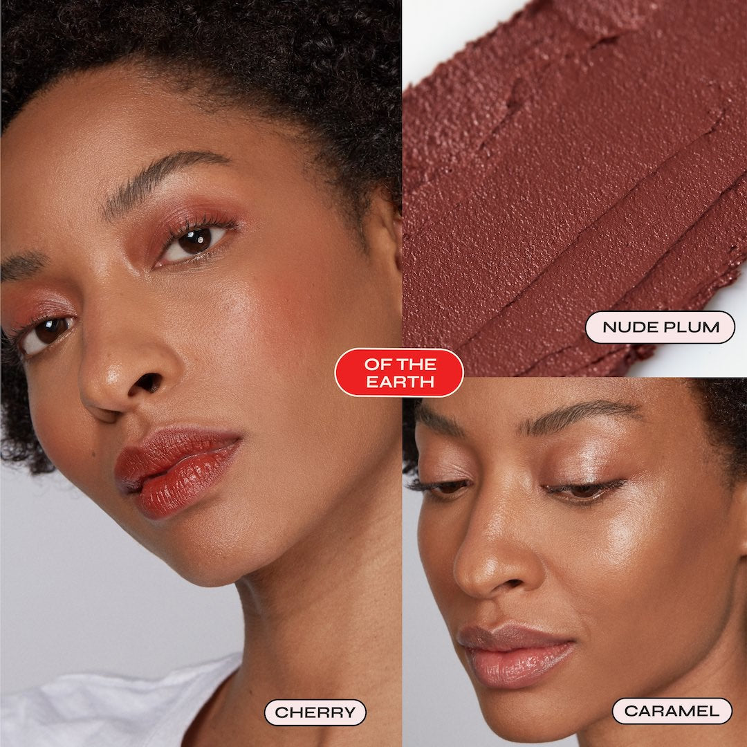 Balmie Vegan 3-in-1 Balmie Trio - Multi-Use, Plastic-Free, Matte Finish