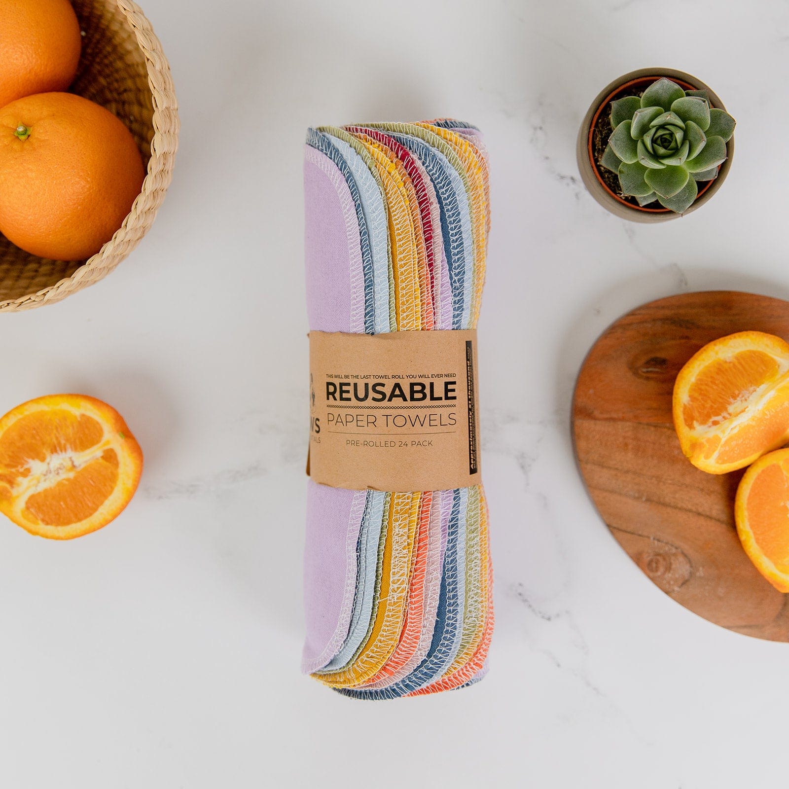 Reusable Paper Towels - 100% Organic Cotton