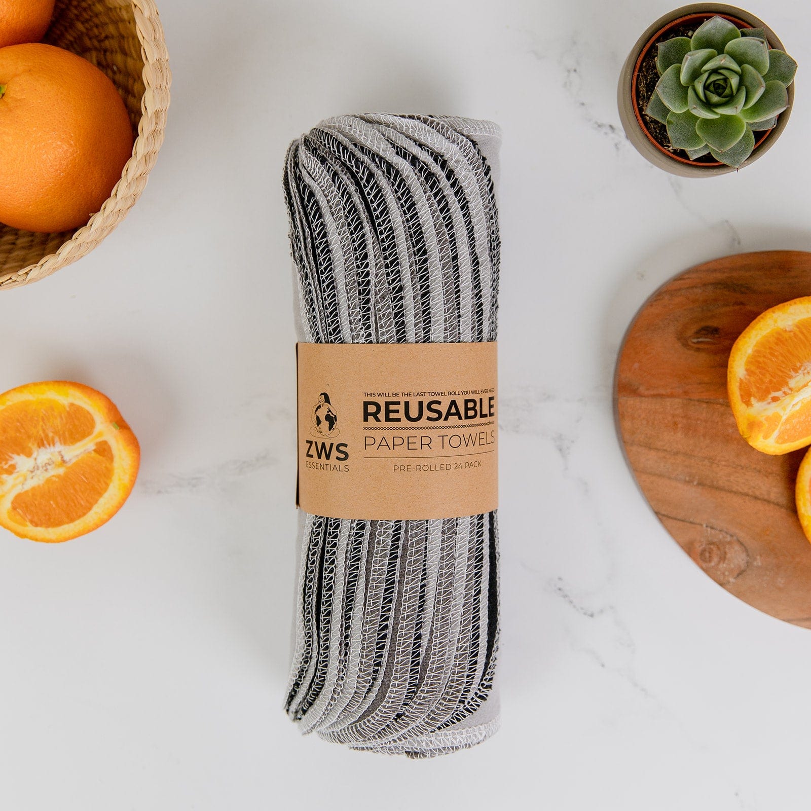 Reusable Paper Towels - 100% Organic Cotton