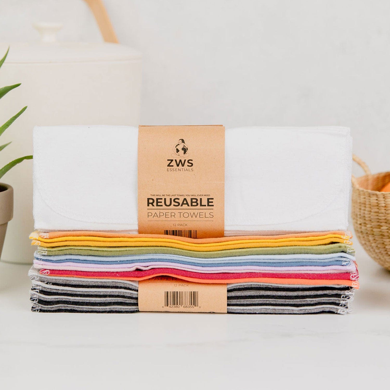 Reusable Paper Towels - 100% Organic Cotton