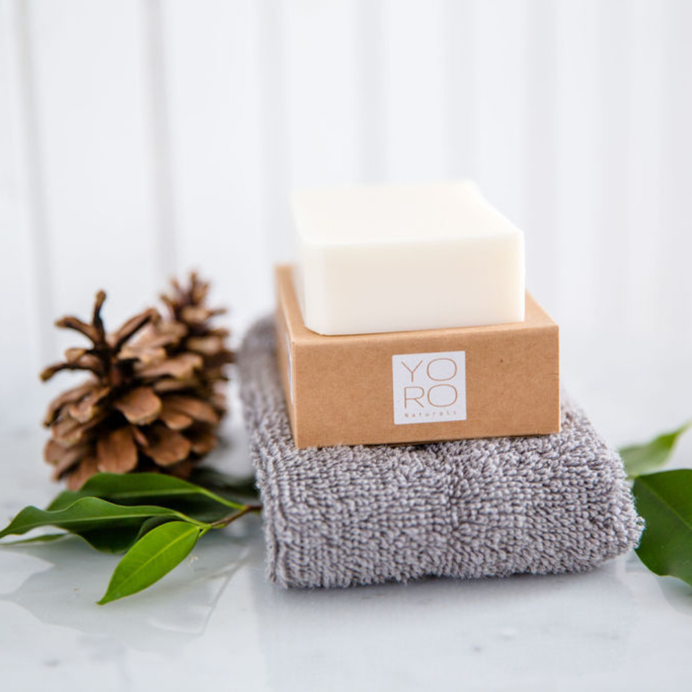 Best Natural Soap for Eczema - Towel + soap