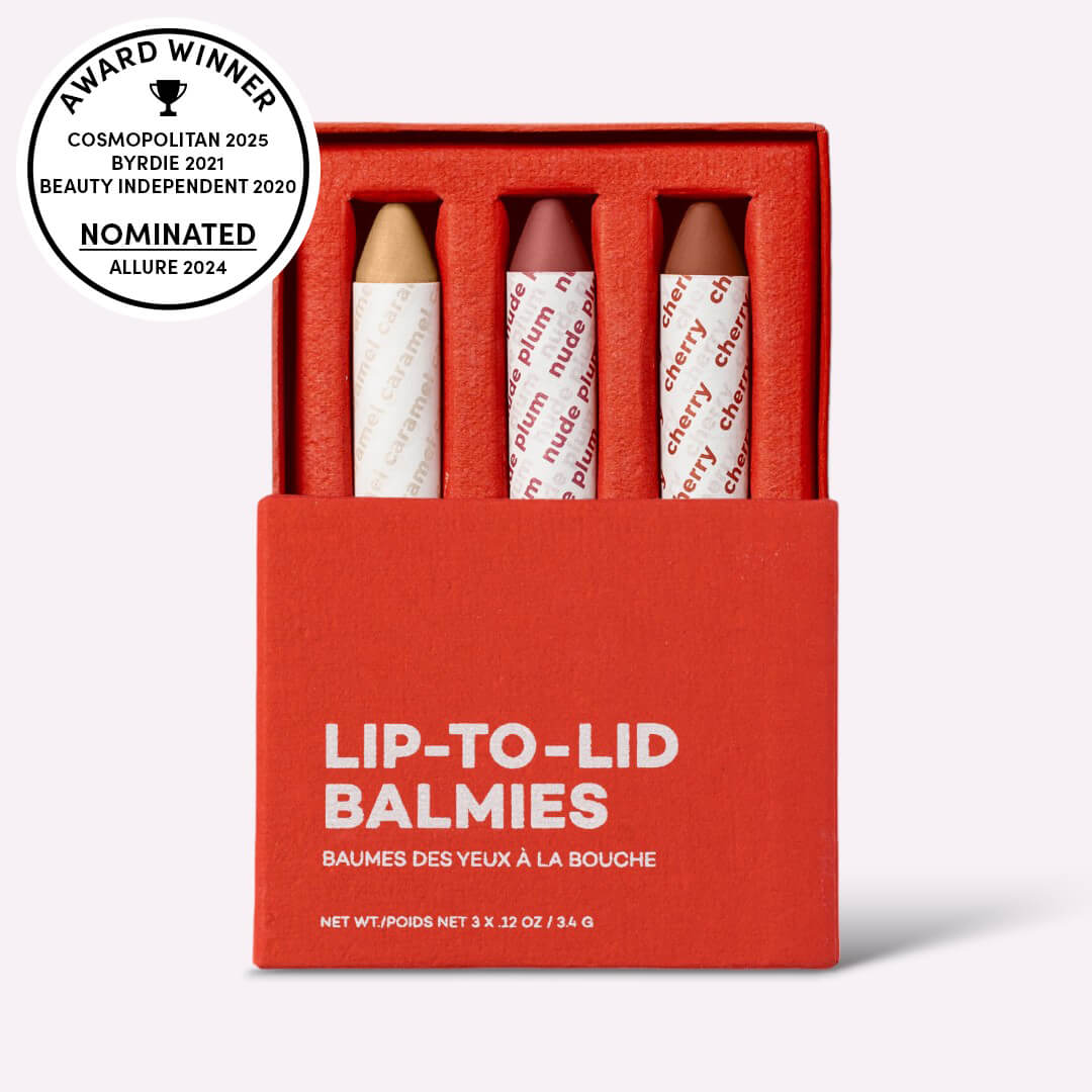 Balmie Vegan 3-in-1 Balmie Trio - Multi-Use, Plastic-Free, Matte Finish
