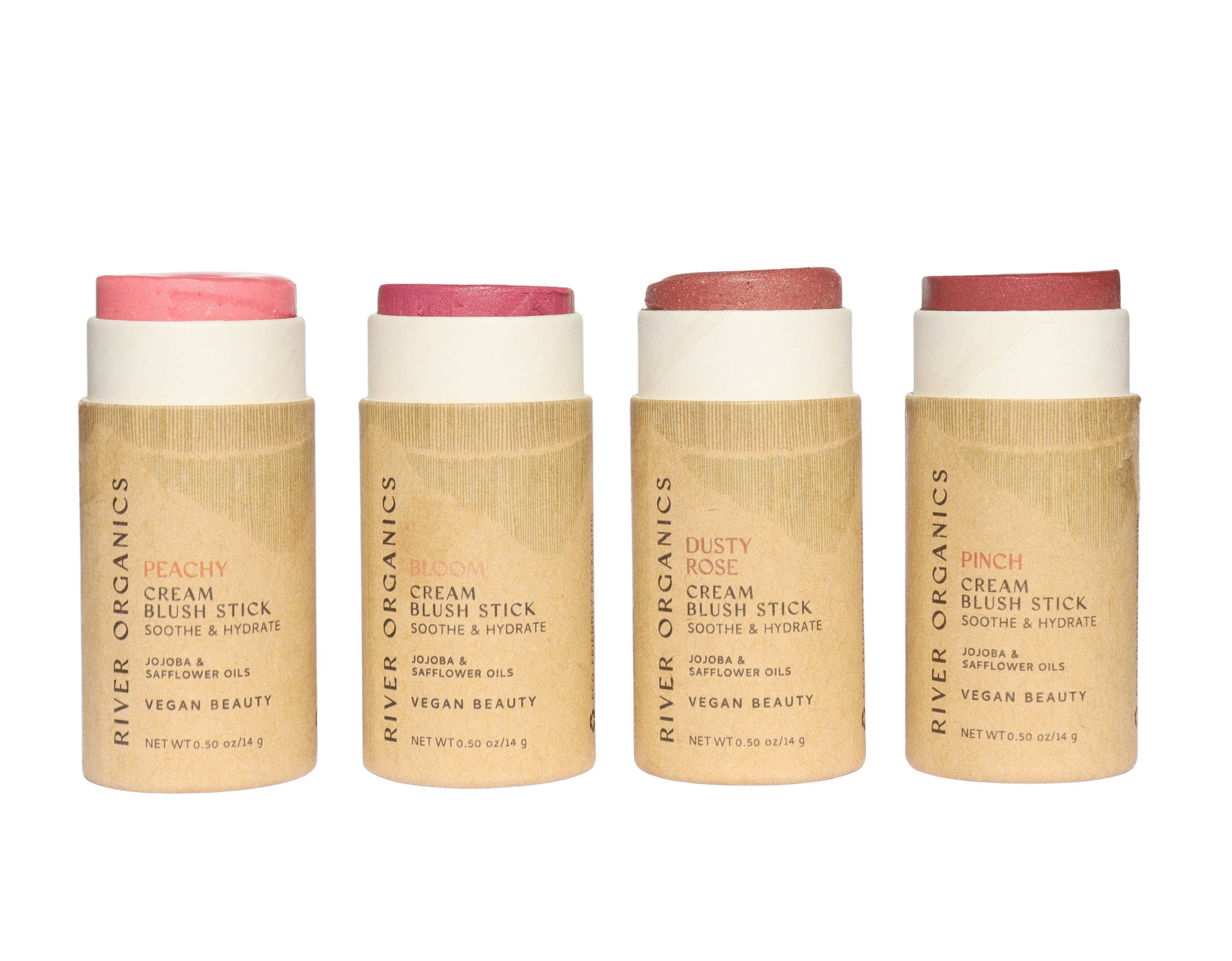 Organic Cream Blush Set of 2 |  Multi-Use Color Sticks