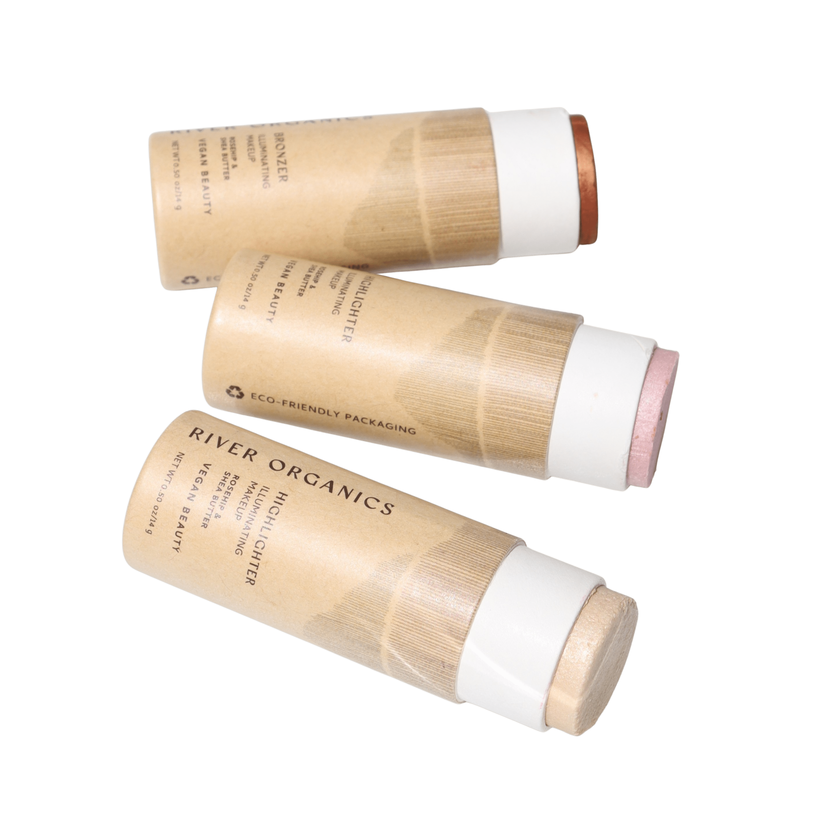 Organic Highlighter and Bronzer Set of 2 or 3 – Natural, Radiant Glow