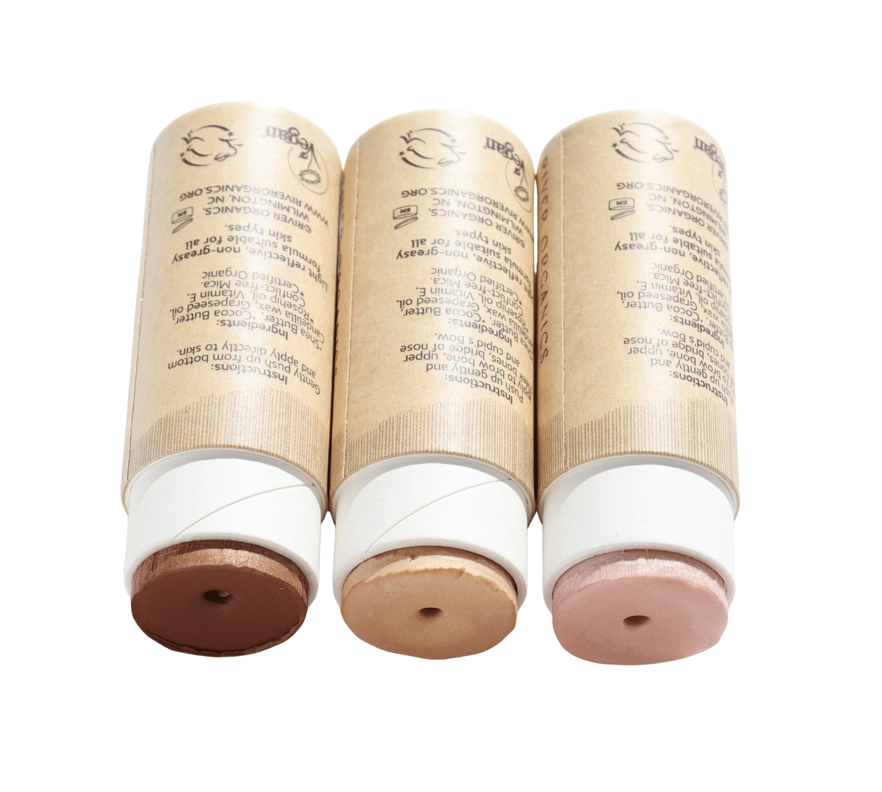 Organic Highlighter and Bronzer Set of 2 or 3 – Natural, Radiant Glow