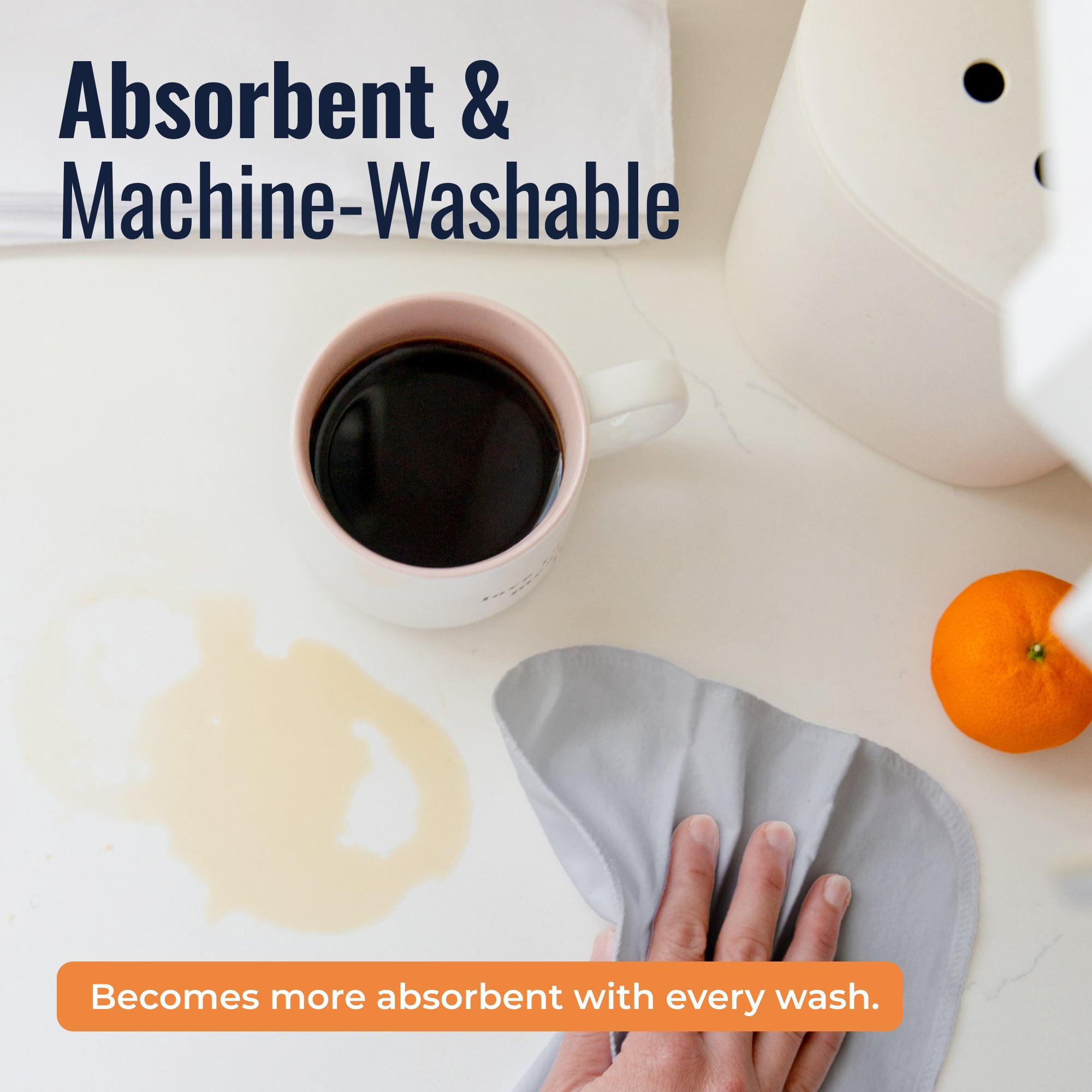 Reusable Paper Towels - 100% Organic Cotton