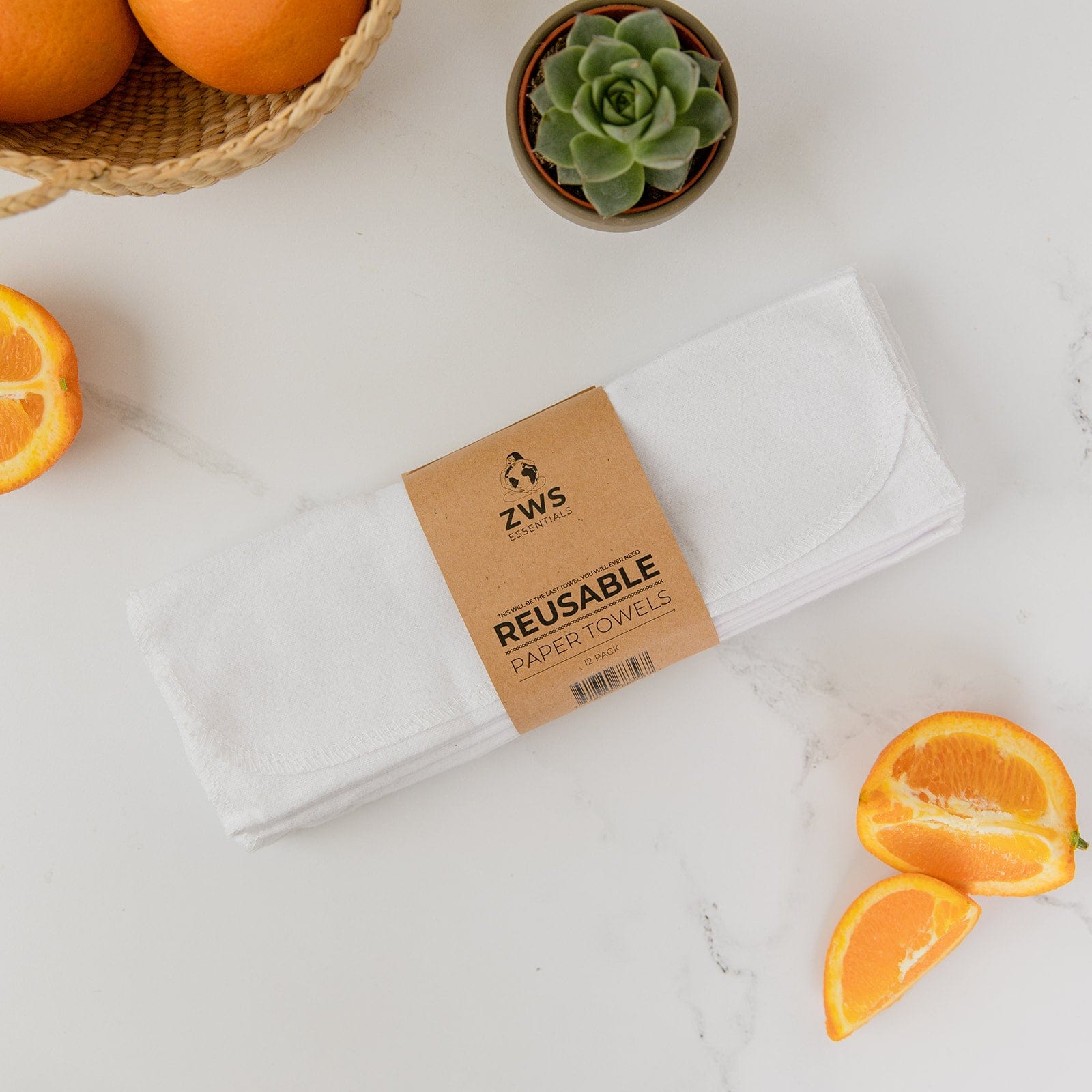 Reusable Paper Towels - 100% Organic Cotton