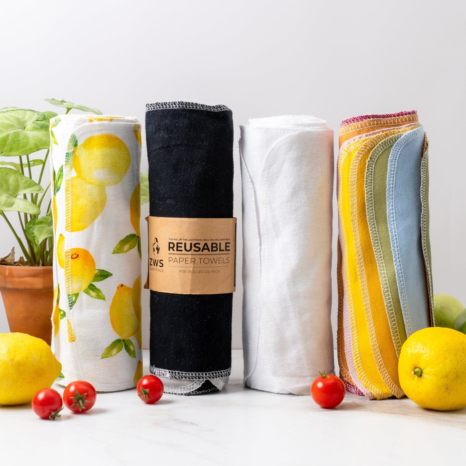 Reusable Paper Towels - 100% Organic Cotton