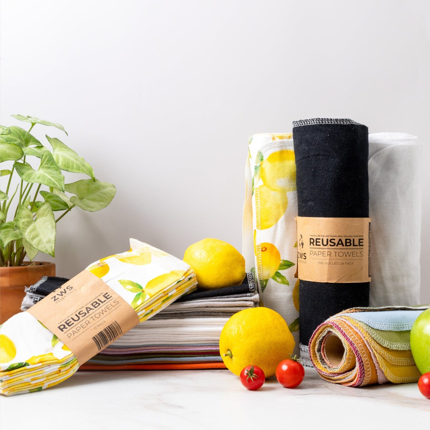 Reusable Paper Towels - 100% Organic Cotton