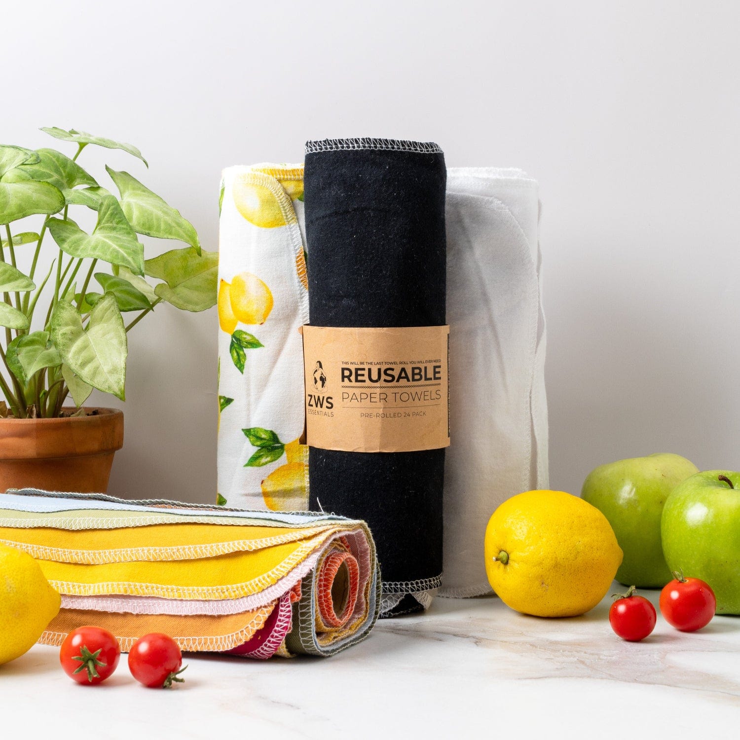 Reusable Paper Towels - 100% Organic Cotton