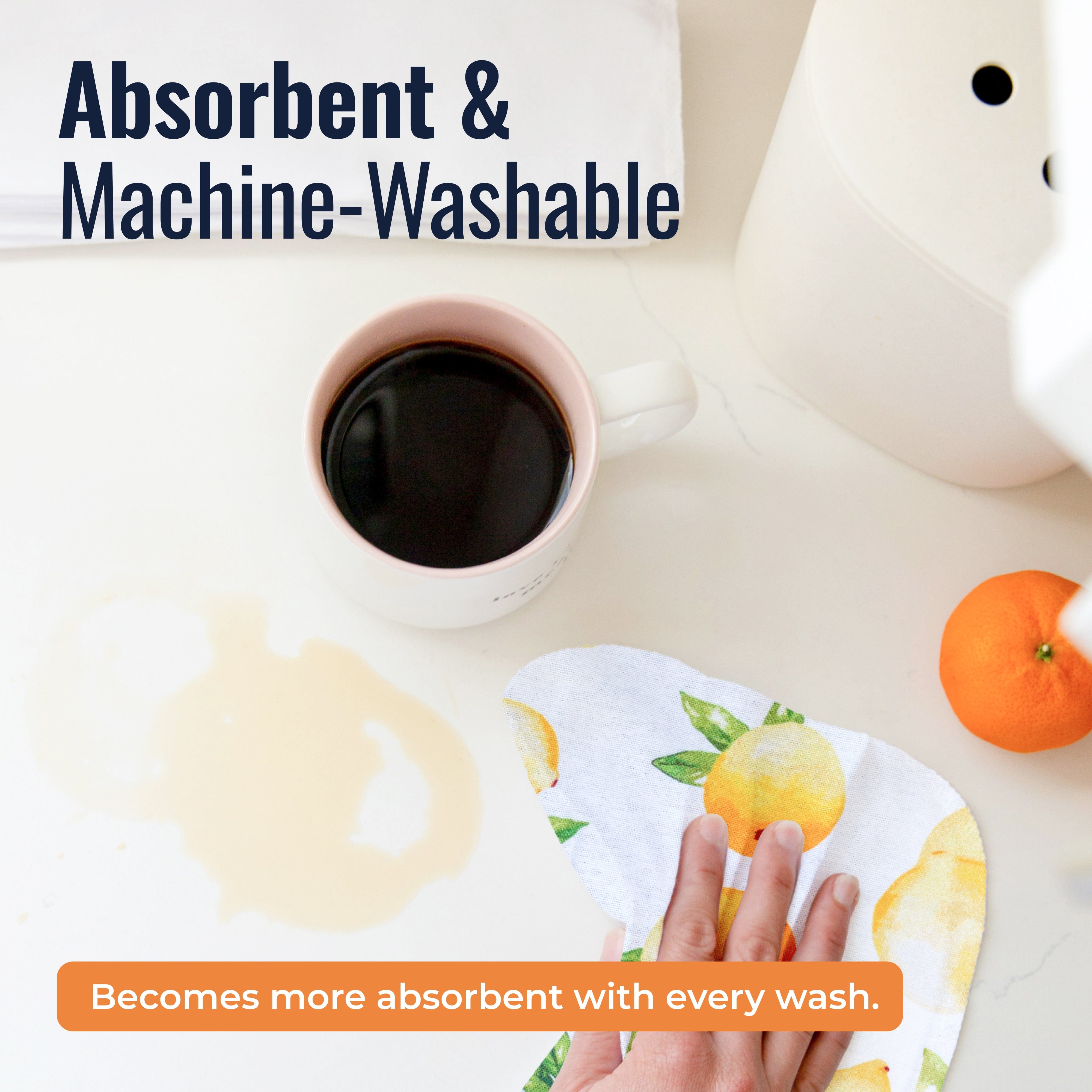 Reusable Paper Towels - 100% Organic Cotton