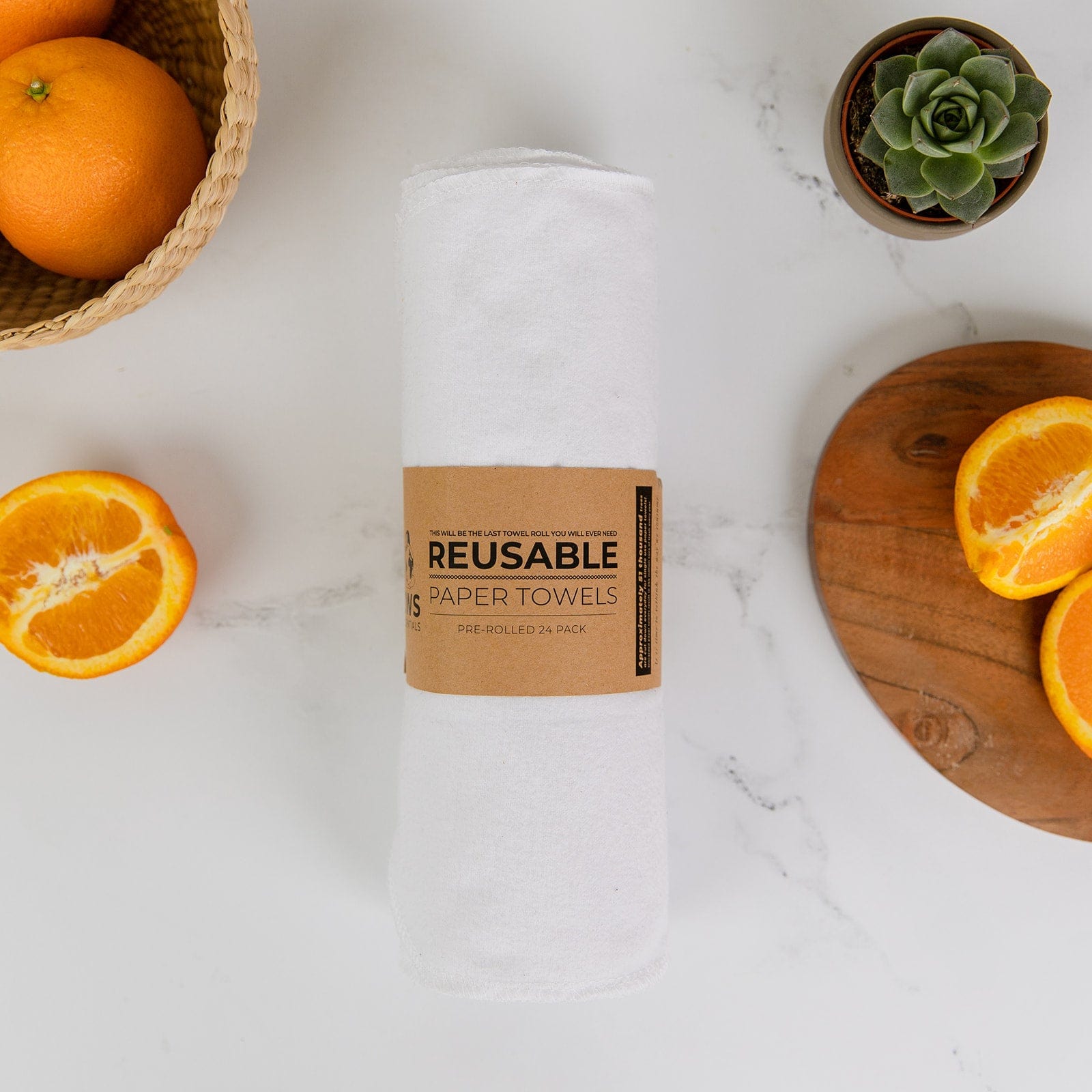 Reusable Paper Towels - 100% Organic Cotton